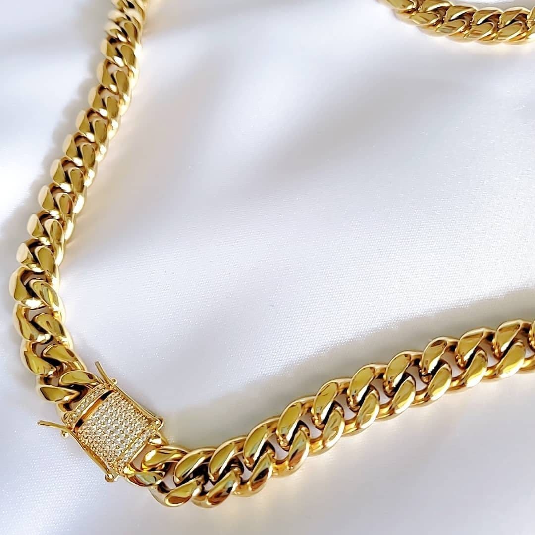 Gold Cuban Link Chain-1