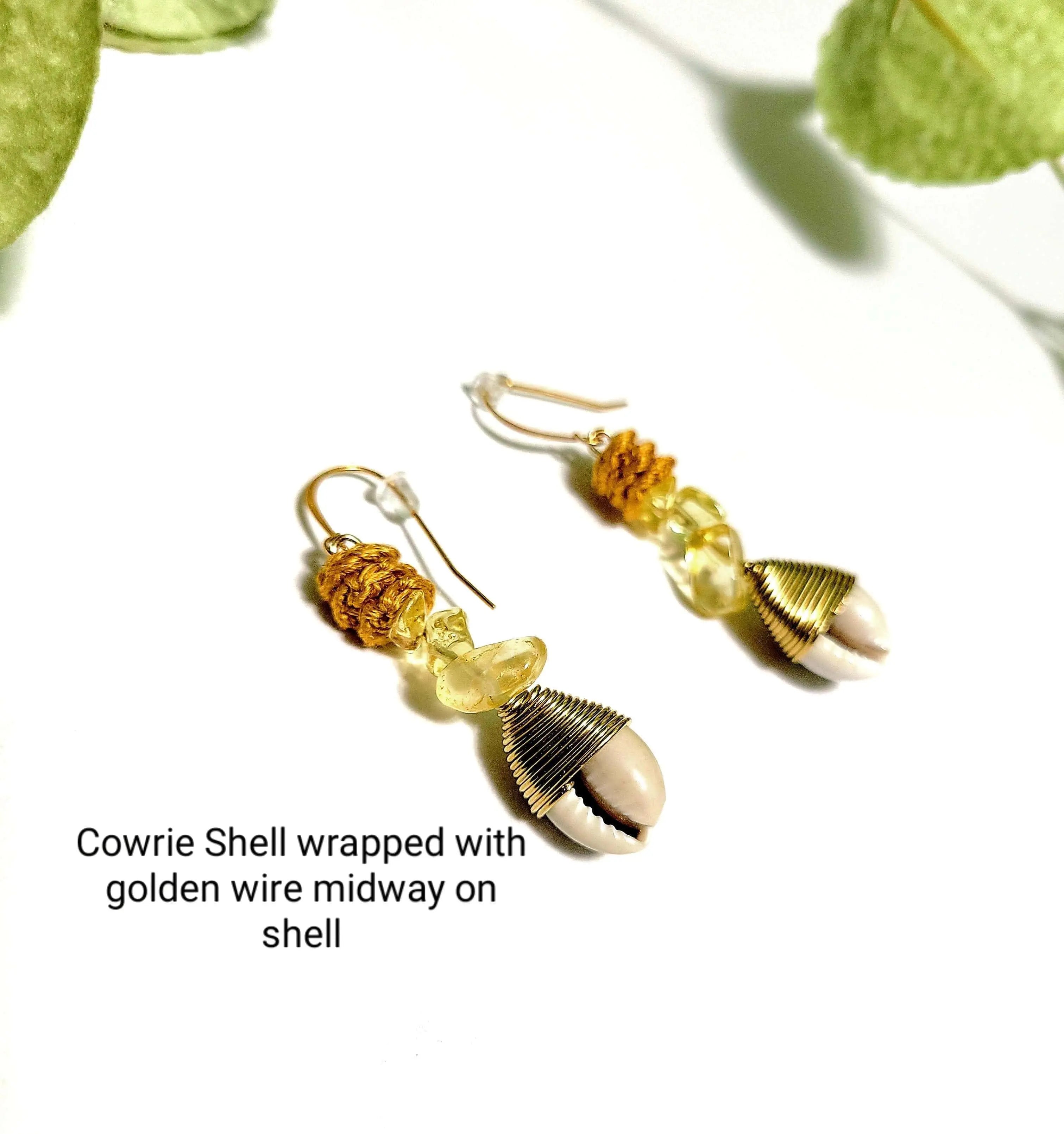 Healing Wrapped Cowrie Shell