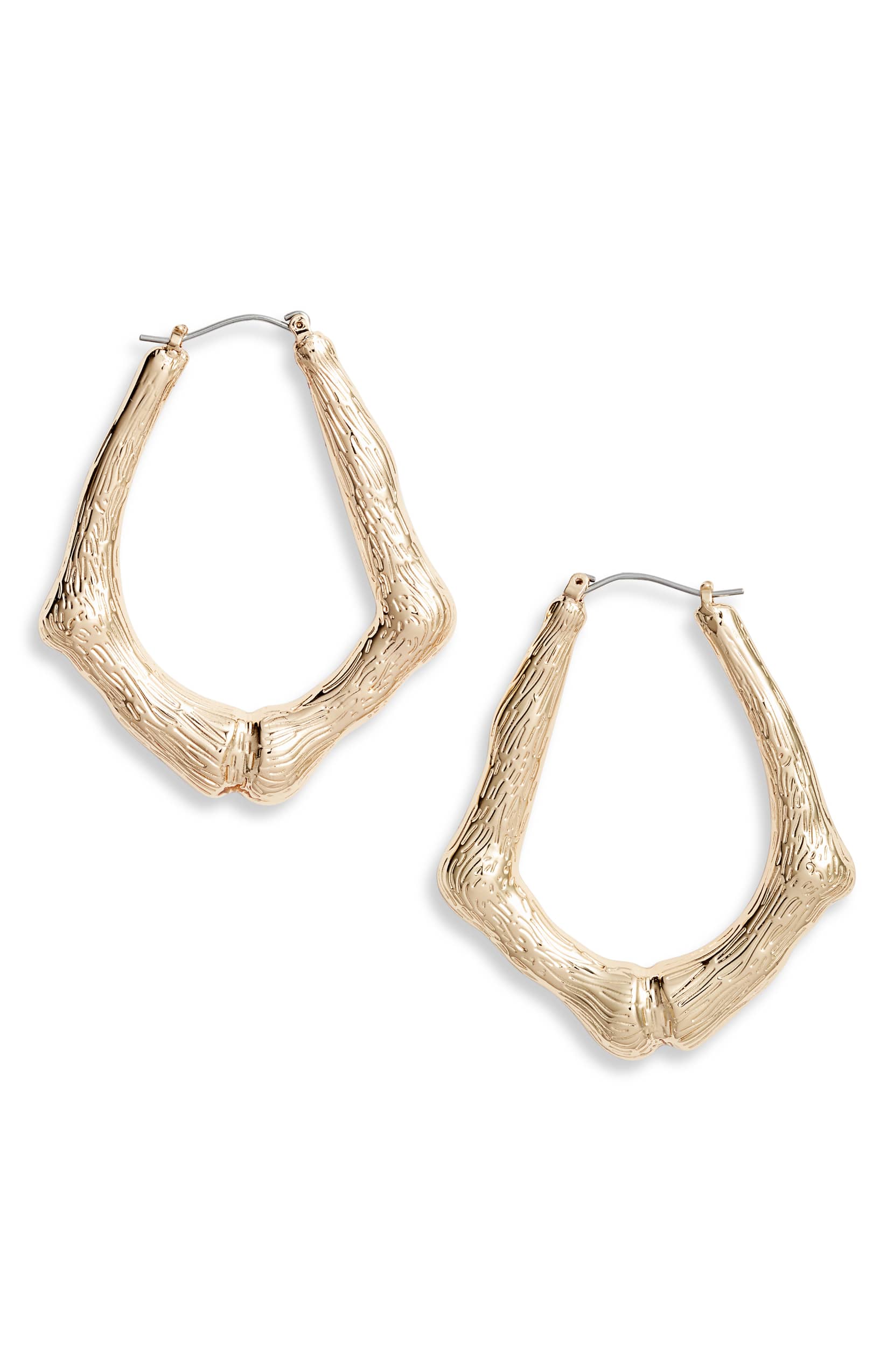 Organic Hoop Earrings