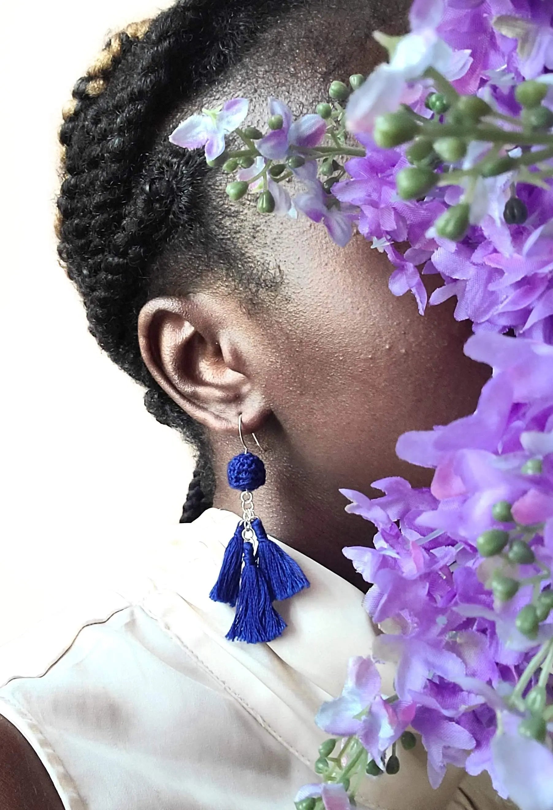 Statement Ball Tassel Earrings