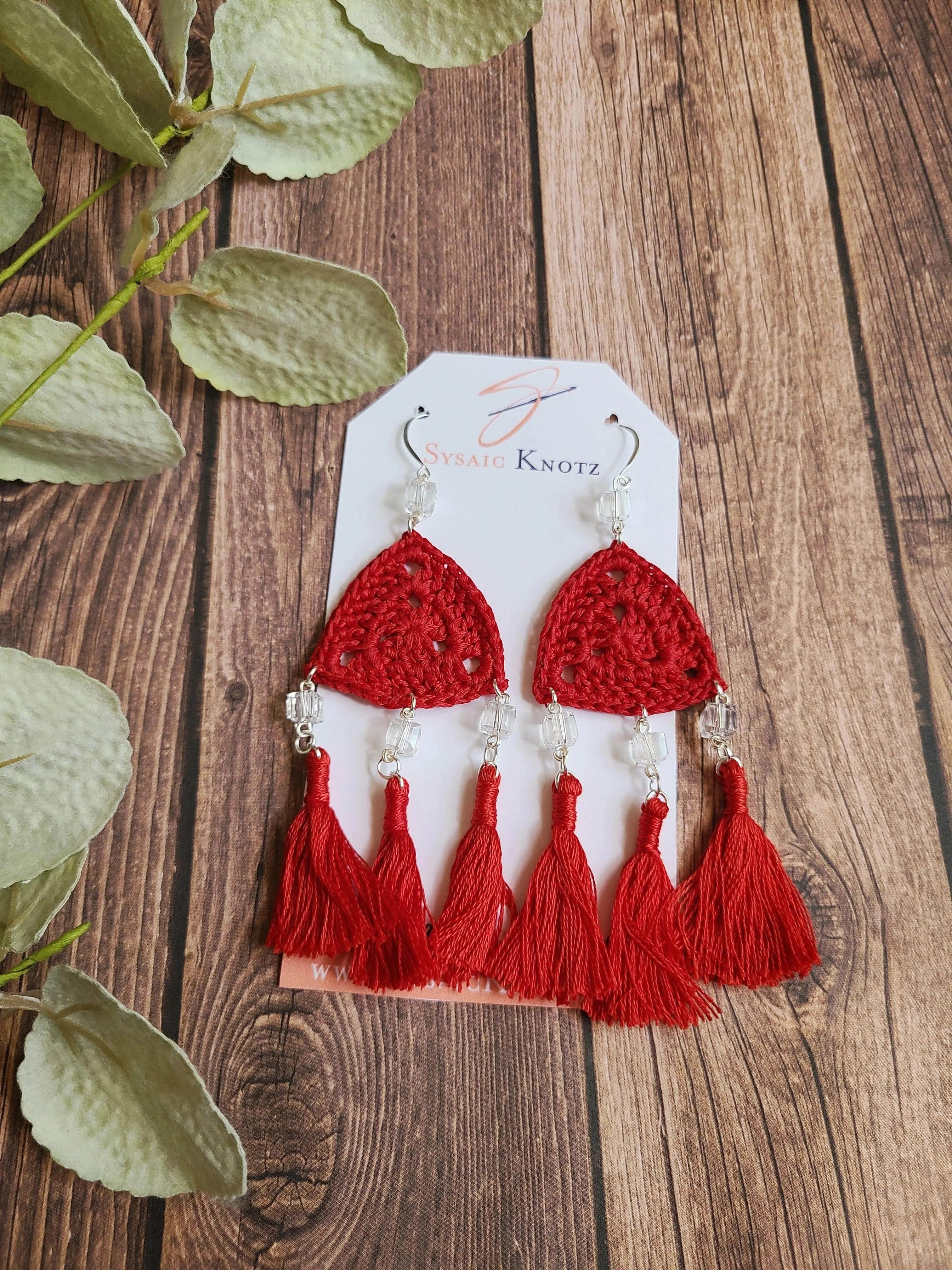 Triple Tassel Earrings