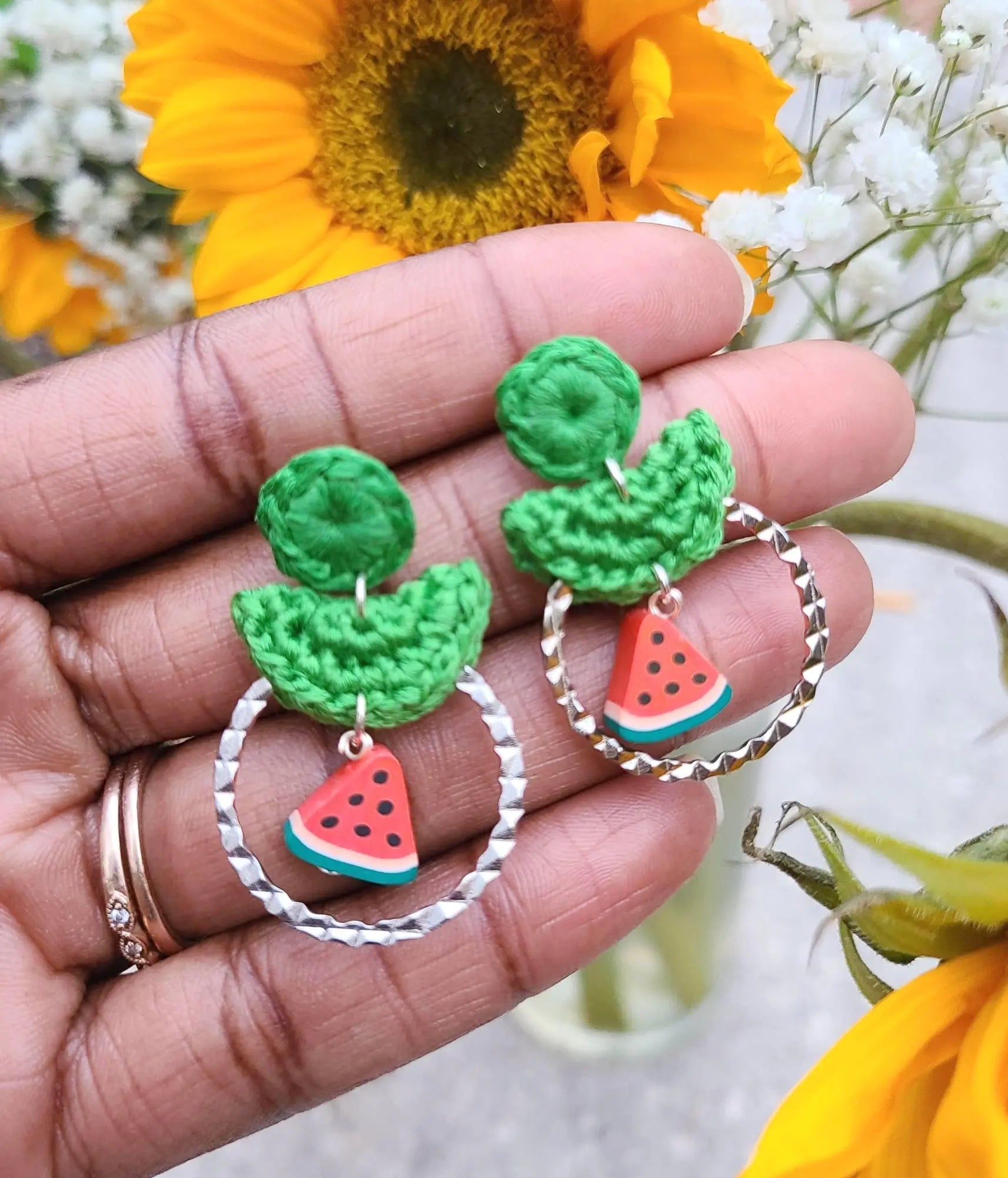 Watermelon Earrings