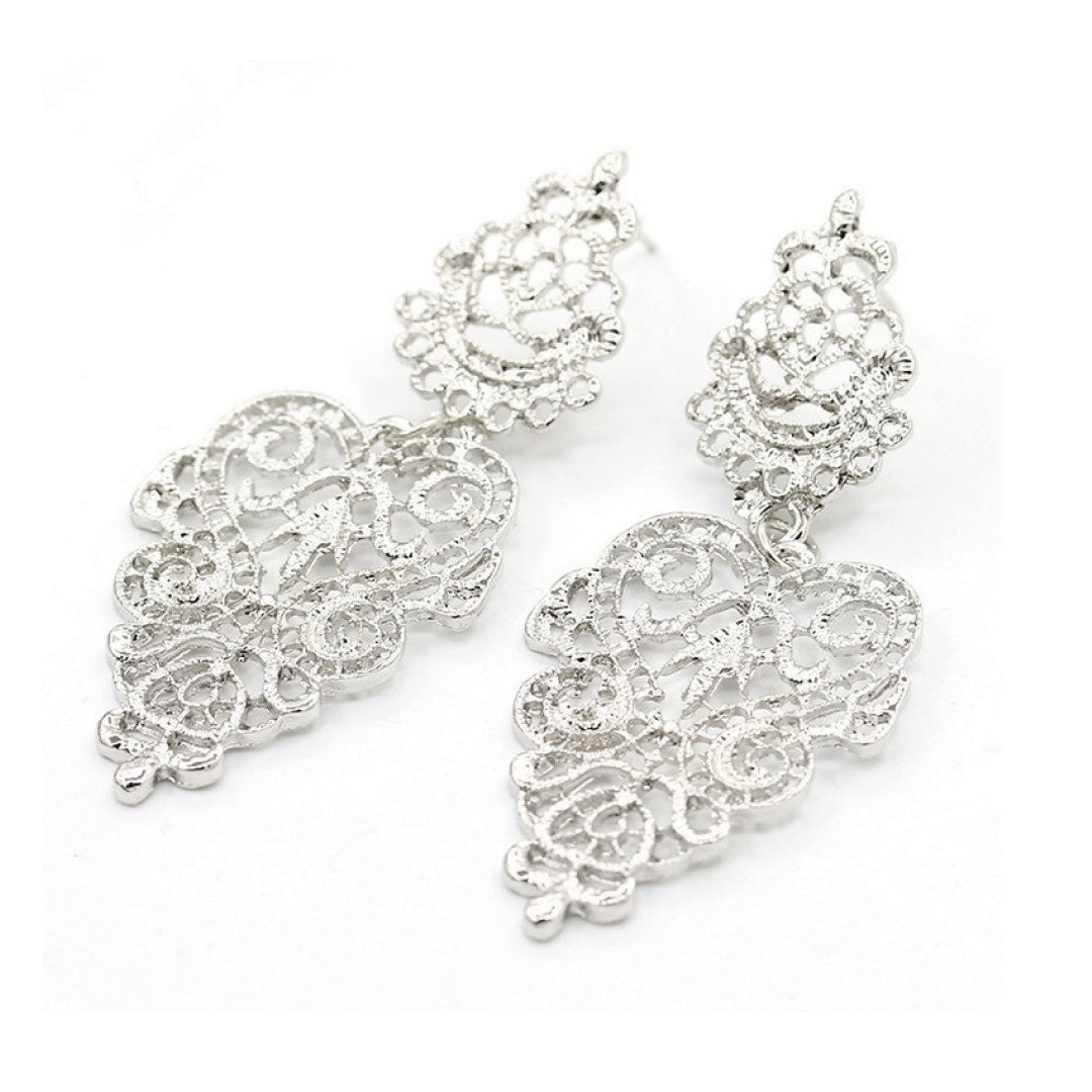 Agnes Earrings-Silver