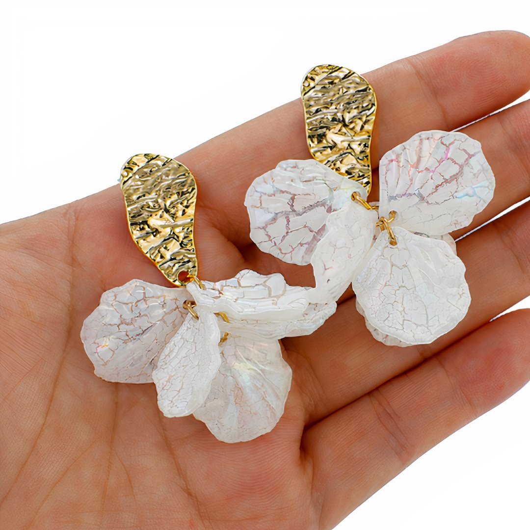 Layered Flower Earrings