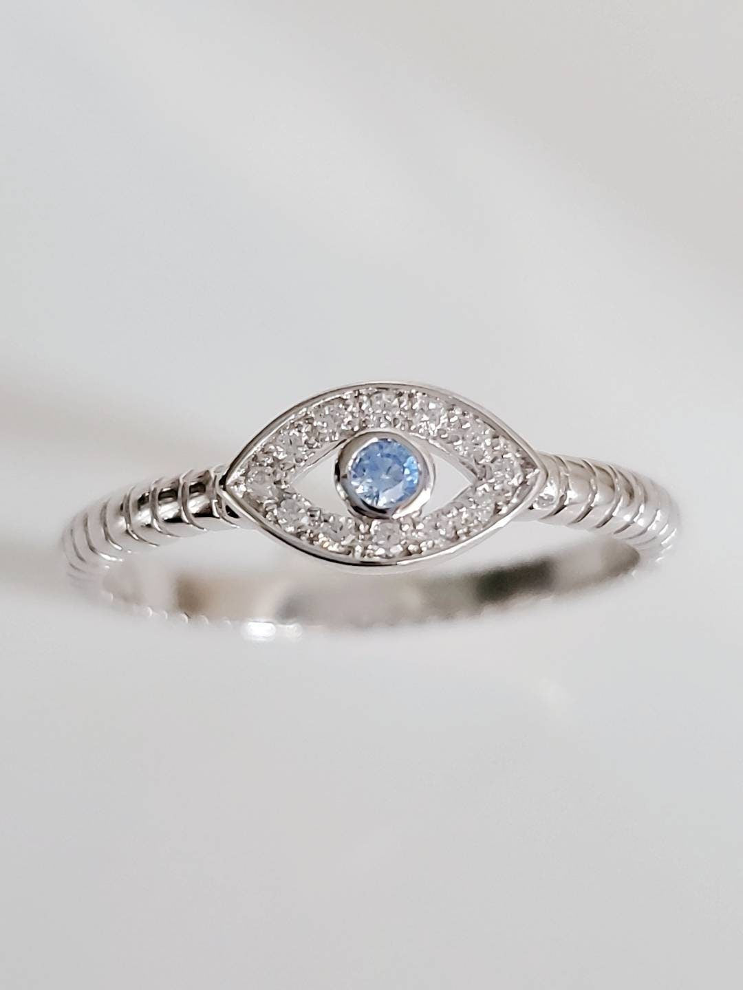 Aquamarine Eye Ring-1