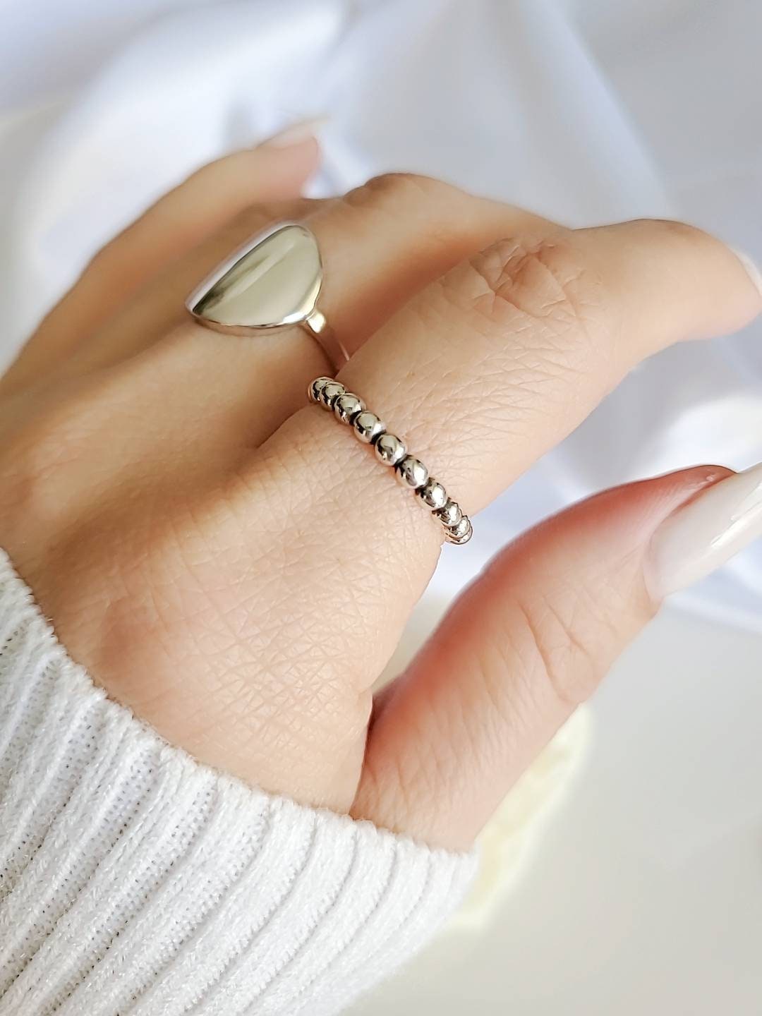 Sterling Silver Ring Stackable Ring-0